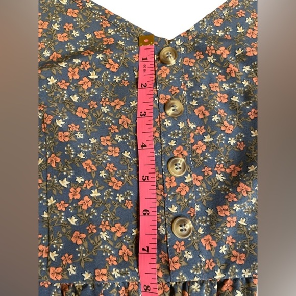 SHEIN Curve floral Romper size 1X spaghetti strap - Picture 6 of 8